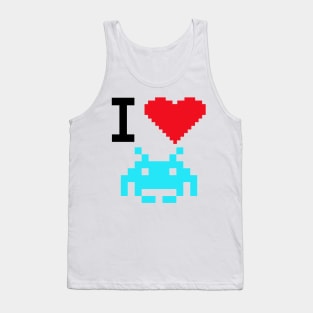 I LOVE SPACE INVADERS Tank Top